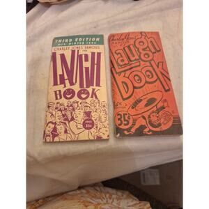 Set Of 2 Laugh Book, 1946, rare Humor small digest magazines, VG